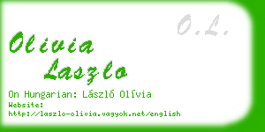 olivia laszlo business card